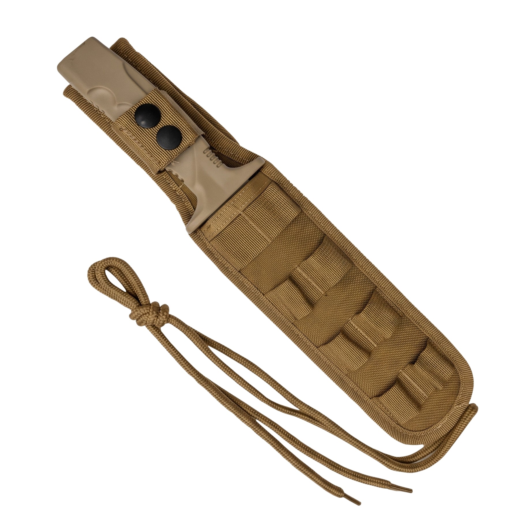 Fox Knives FKMD Taranis coltello a lama fissa tattico militare con profilo clip point impugnatura ergonomica sagomata e guardia doppia per uso outdoor e sopravvivenza