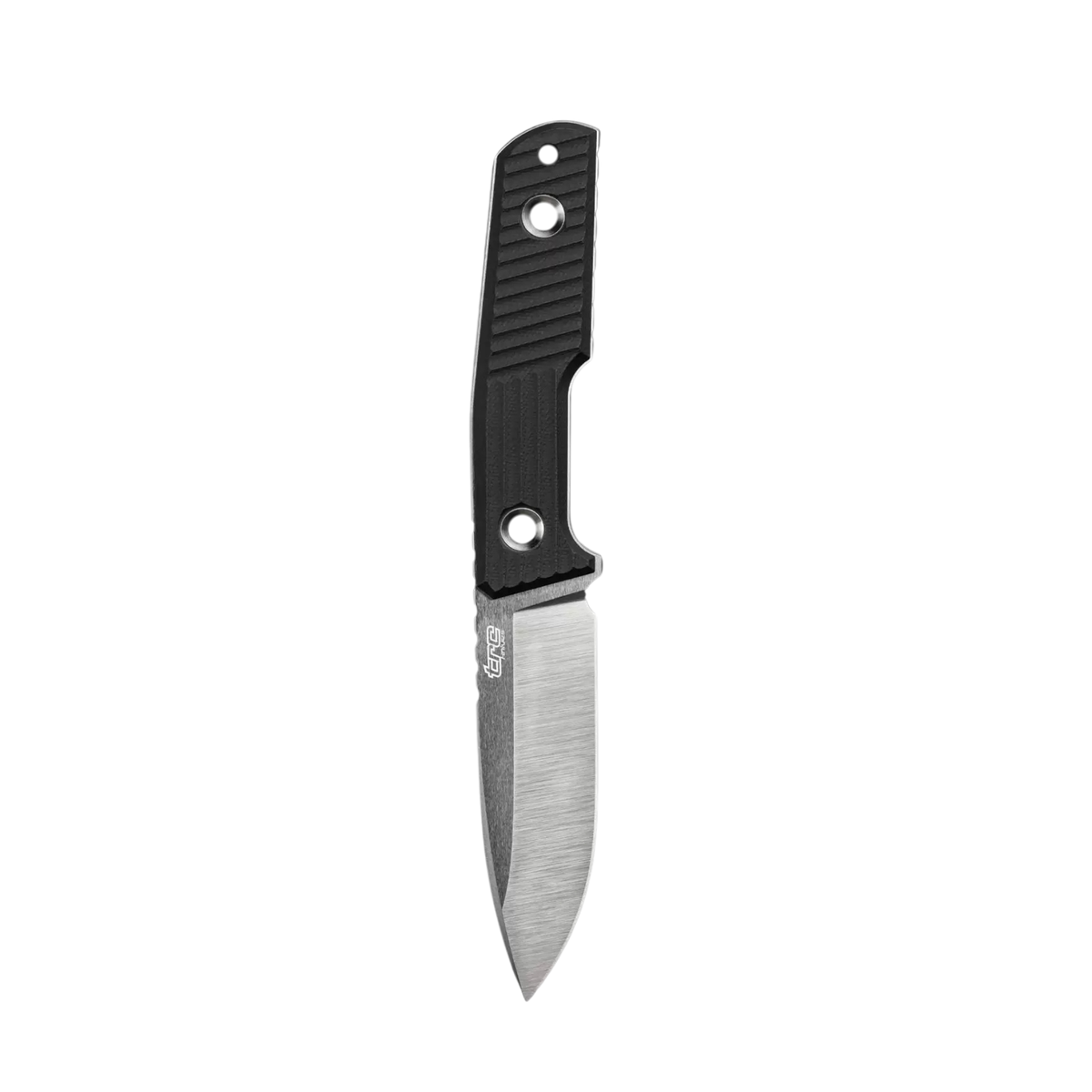 TRC Urban Tactical, coltello a lama fissa compatto con manico in G-10 nero a righe, fodero in Kydex nero, coltello EDC, su backpacco.it