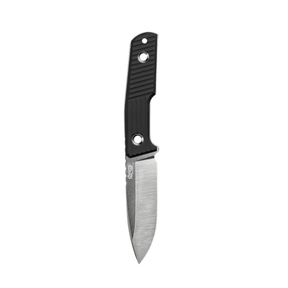 TRC Urban Tactical, coltello a lama fissa compatto con manico in G-10 nero a righe, fodero in Kydex nero, coltello EDC, su backpacco.it