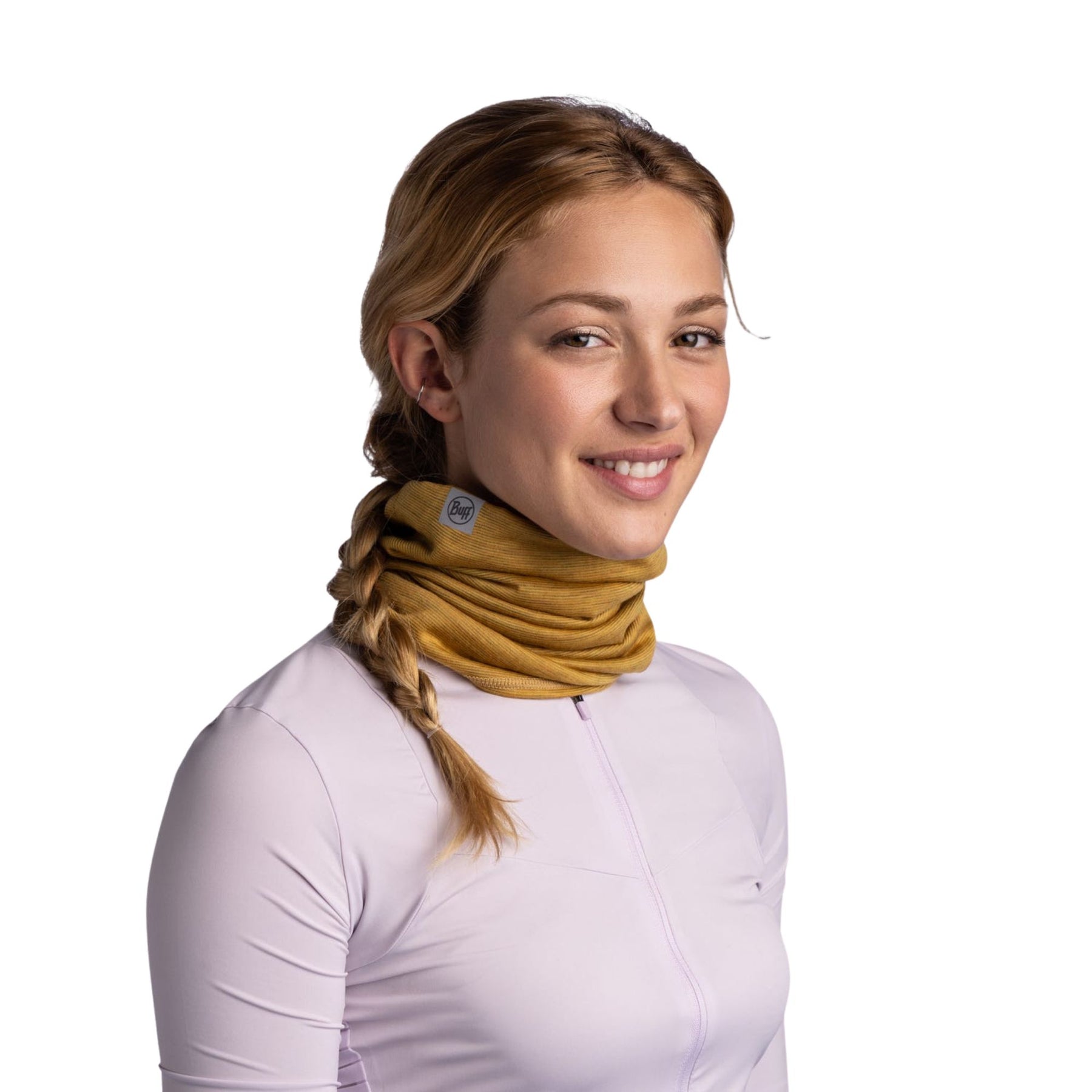 BUFF | MERINO LIGHTWEIGHT NECKWEAR - MULTISTRIPES MAIZE - Scaldacollo in lana merino