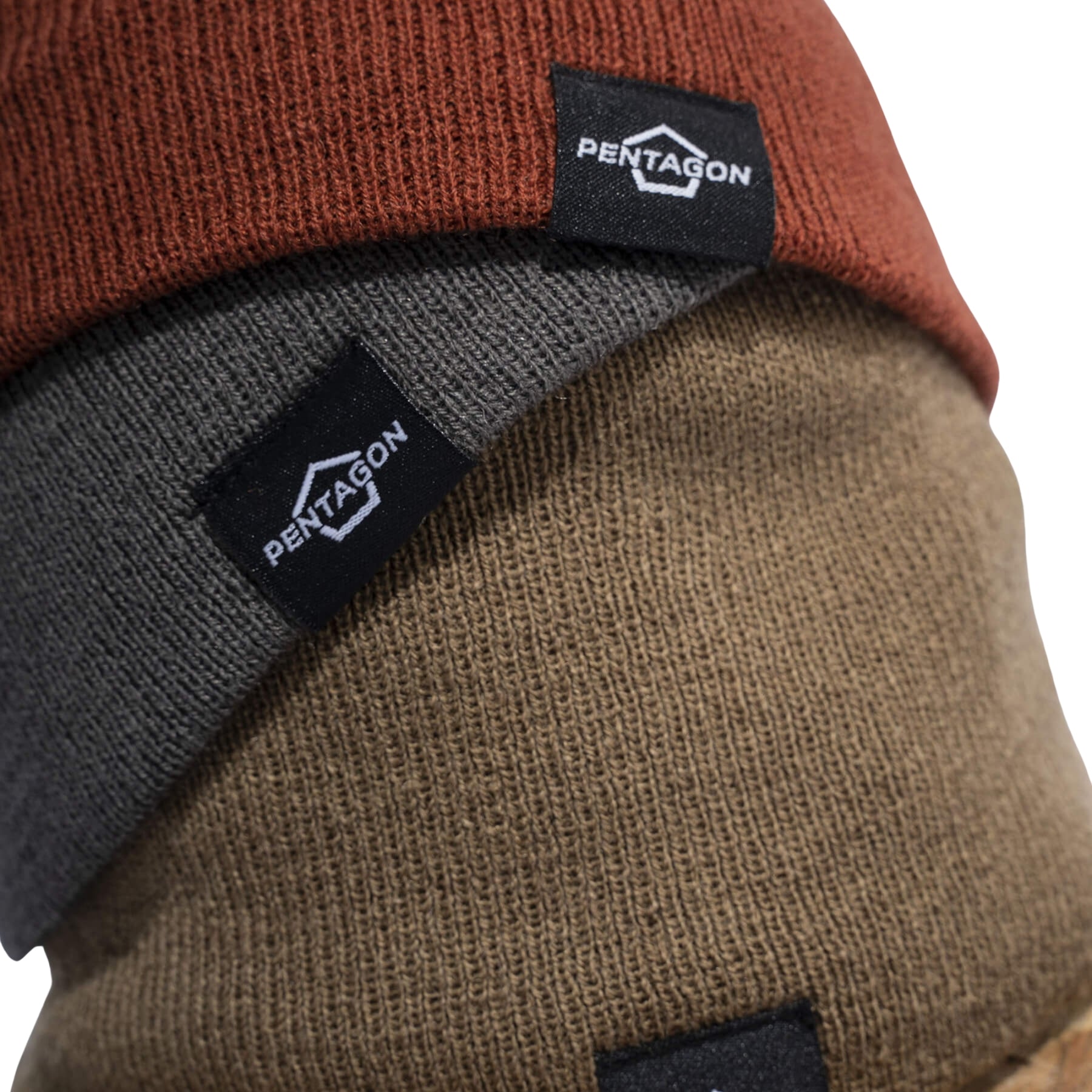 Pentagon Koris Beanie Hat berretto invernale a maglia sottile con logo ricamato su etichetta frontale design elasticizzato e traspirante ideale per outdoor e tempo libero