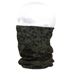101 INC | COOLMAX TACTICAL WRAP WITH SKULL GREEN - Scaldacollo - BackPacco - BP-101-INC-219351-GRN