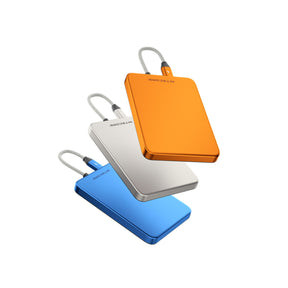 NITECORE POCKET 5 Power Bank magnetico per cellulare con finitura metallica cavo di ricarica integrato flessibile e logo frontale design ultra compatto e portatile per ricarica rapida in mobilità