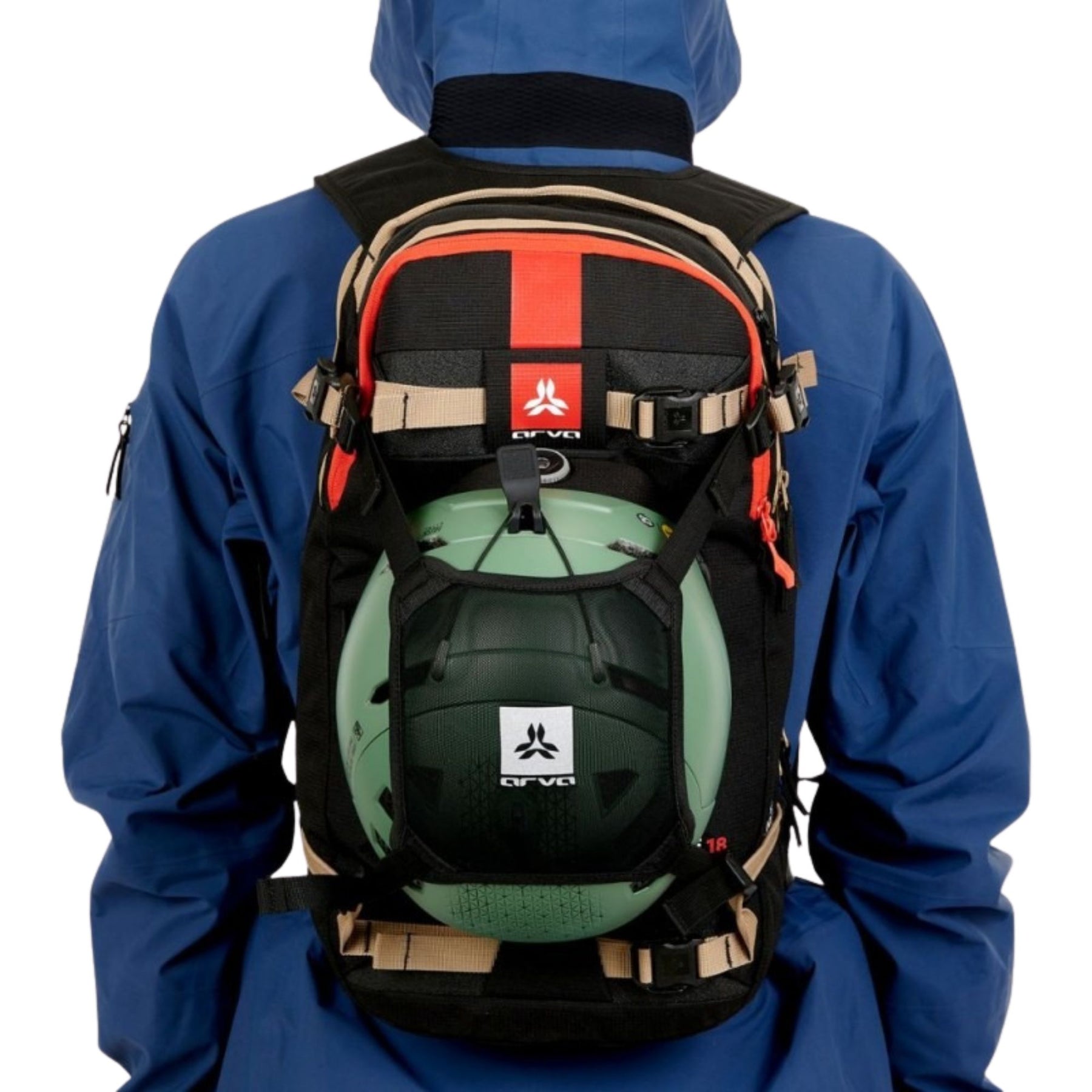 ARVA | BACKPACK HELMET HOLDER ULTRALIGHT - Porta casco per zaino - BackPacco - BP-ARVA-SACASQUEV2