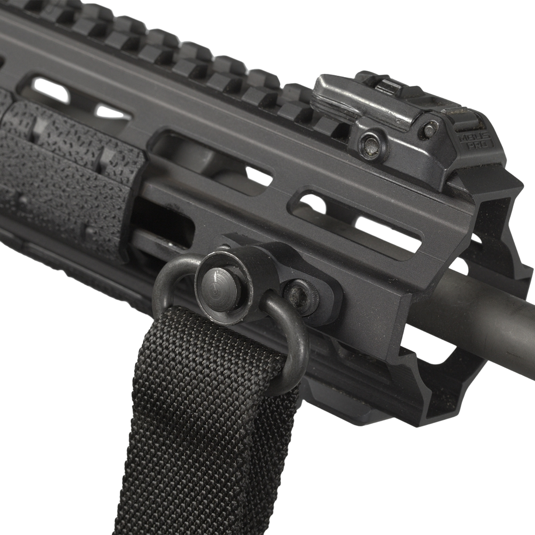 Supporto per girella QD Magpul M-LOK QD Sling Mount, punto di attacco in acciaio per cinghia a sgancio rapido, compatibile con sistemi M-LOK su paramani e astine per fucili