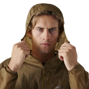 Giacca a vento Helikon-Tex Tramontane in Windpack Nylon, colore Coyote, ultraleggera, antivento e comprimibile