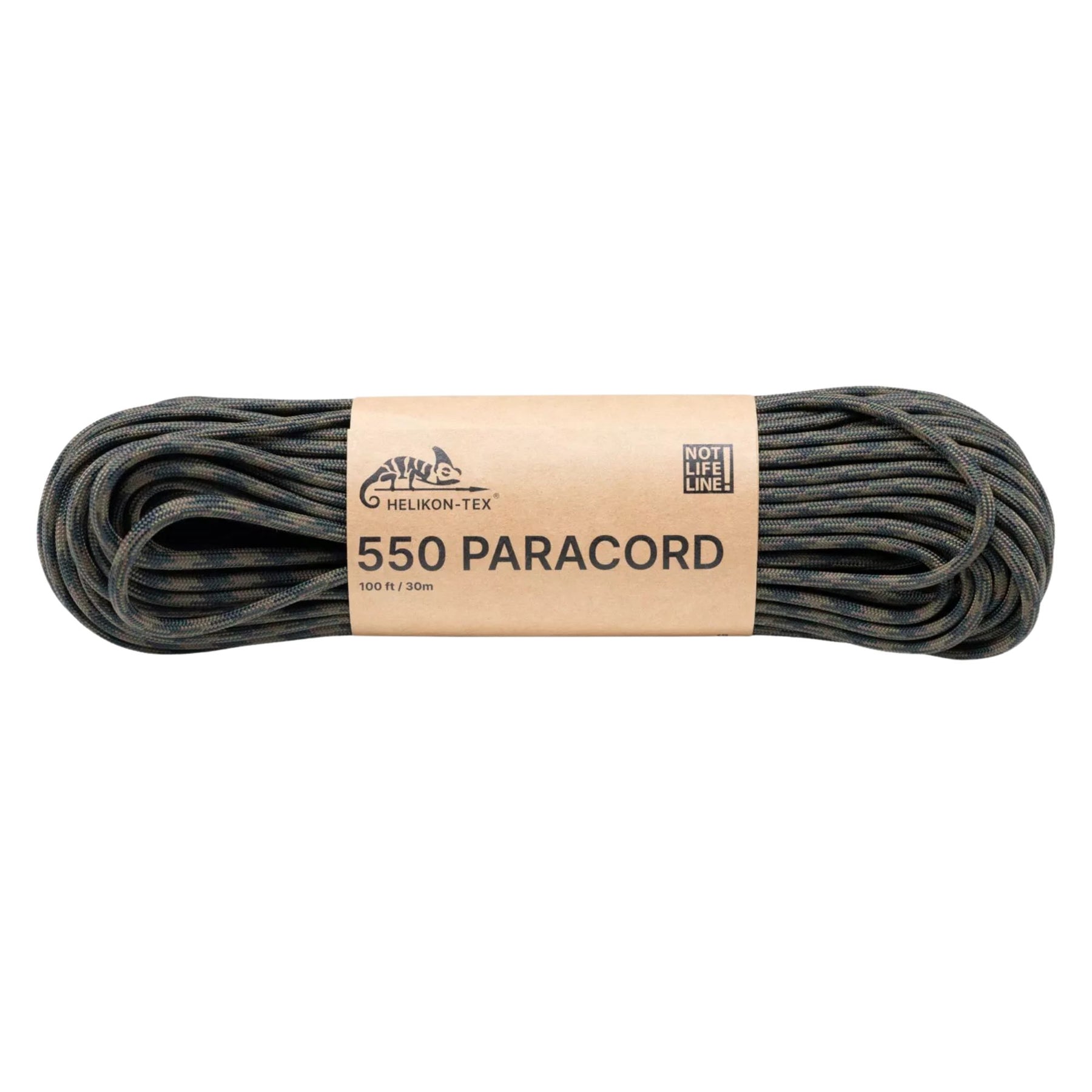 Helikon-Tex 550 Paracord cordino multiuso di sopravvivenza da 30 metri 100 ft ideale per legature campeggio bushcraft ed equipaggiamento tattico e outdoor