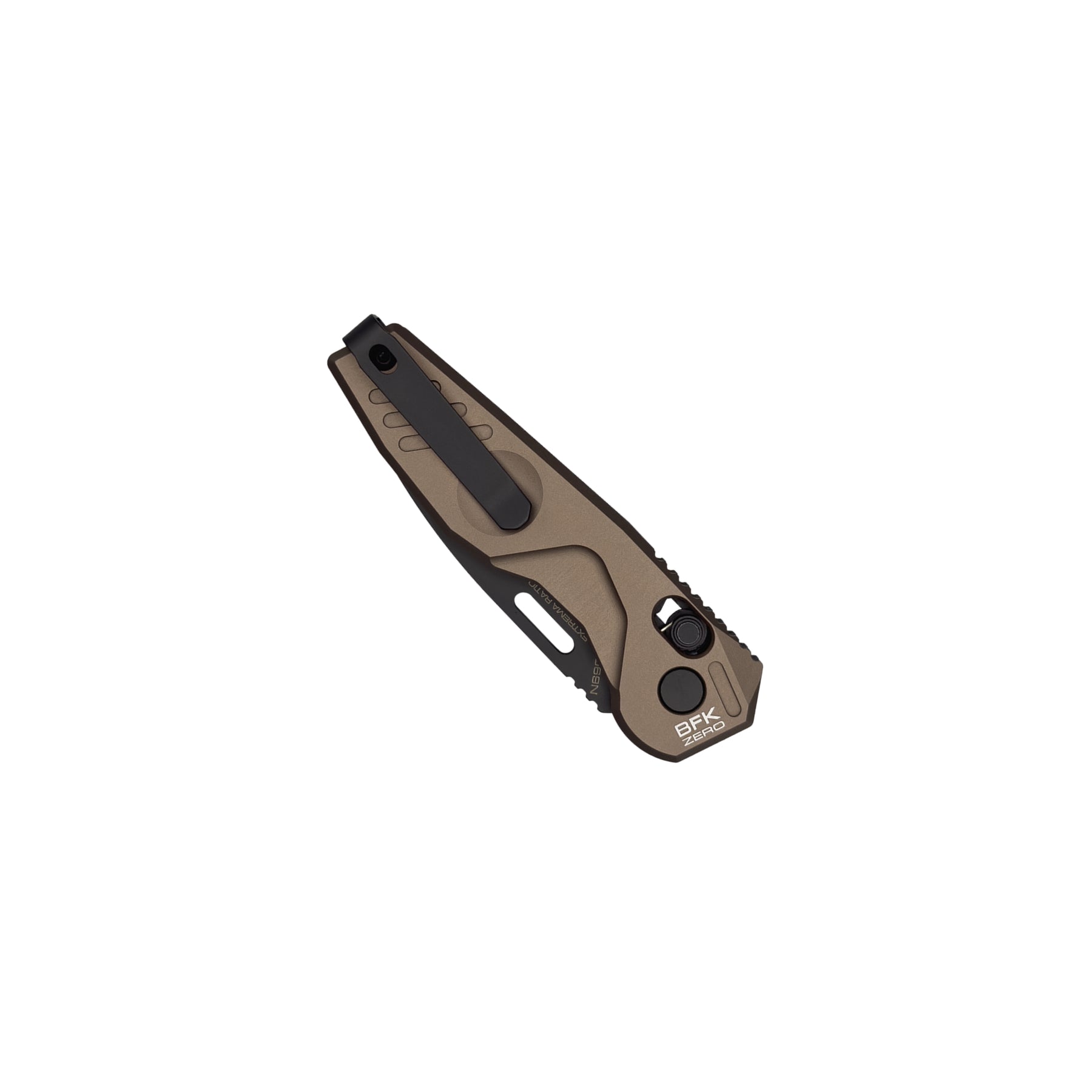 Extrema Ratio BFK ZERO coltello chiudibile tattico ed EDC con lama tanto, foro per apertura rapida, blocco di sicurezza e impugnatura ergonomica