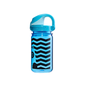 NALGENE KID ON-THE-FLY LOCK-TOP SUSTAIN BOTTLE Borraccia da 350 ml per bambini. Design a prova di perdite con tappo a scatto e blocco, realizzata in Tritan Renew. Ideale per scuola, sport o avventure all'aperto.