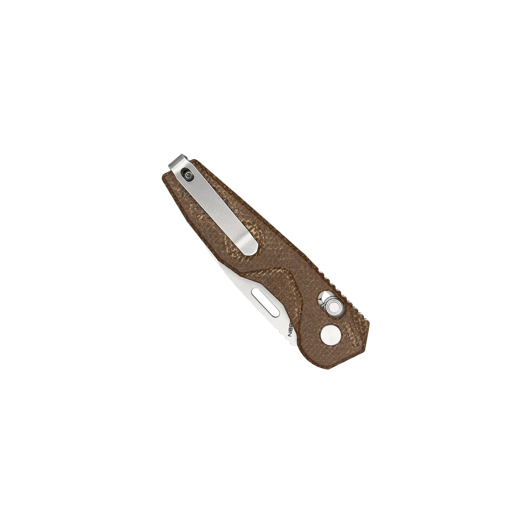 Extrema Ratio BFK ZERO coltello chiudibile tattico ed EDC con lama tanto, foro per apertura rapida, blocco di sicurezza e impugnatura ergonomica