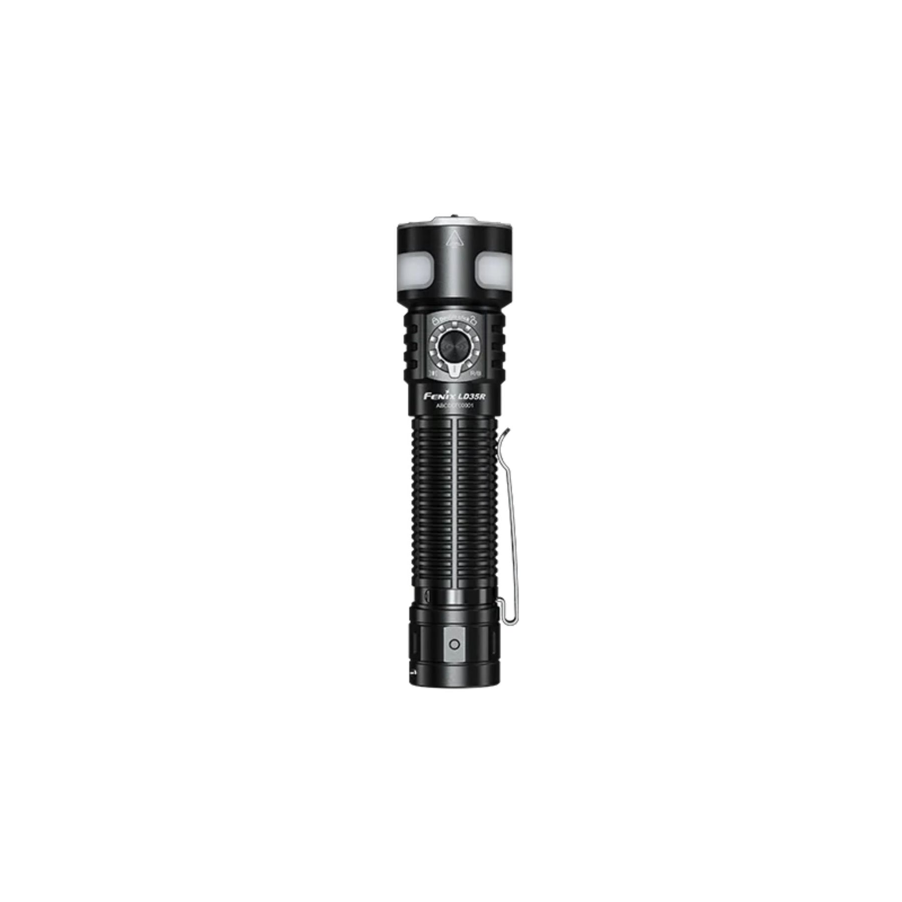 Fenix LD35R torcia EDC ricaricabile da 1800 lumen con interruttore rotativo pannelli laterali COB multifunzione e base magnetica ideale per uso quotidiano outdoor ed emergenze