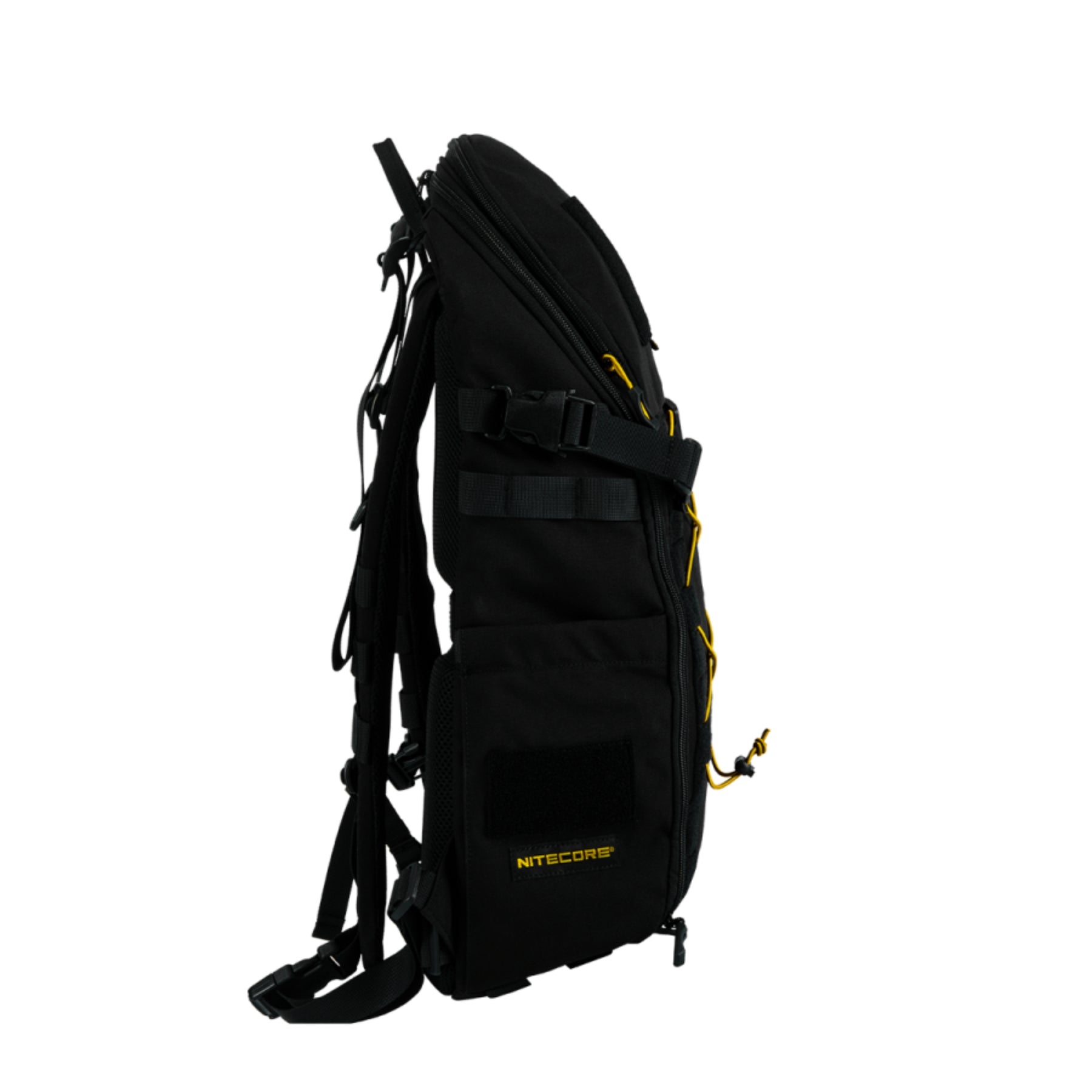 Nitecore BP24 zaino modulare da 24 litri in nylon Cordura 500D con apertura a 180 gradi, sistema MOLLE, cordino elastico frontale e scomparto per laptop, ideale per commuting quotidiano, viaggi brevi e attività outdoor.