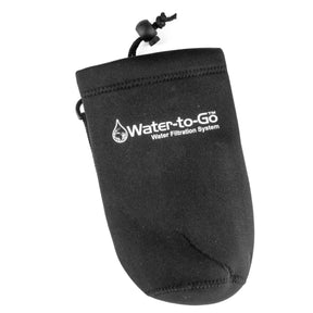 Water-to-Go Insulating Bottle Carrier Pouch termica protettiva con logo Water-to-Go Water Filtration System