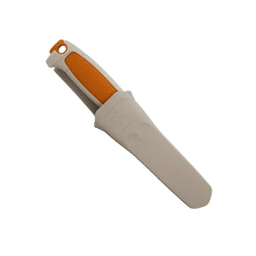 Morakniv Risberg coltello a lama fissa per outdoor e campeggio lama con affilatura scandi impugnatura ergonomica in polimero strutturato antiscivolo e foro per cordino ideale per escursionismo bushcraft e attività nella natura