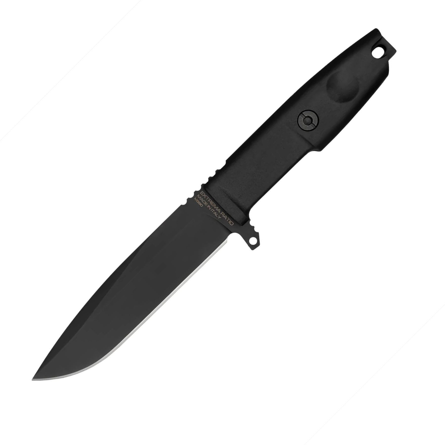 Extrema Ratio Folgore Verticale M390 Limited Edition coltello a lama fissa con fodero in kydex e piastrina metallica numerata in confezione regalo da collezione su sfondo con equipaggiamento tattico militare