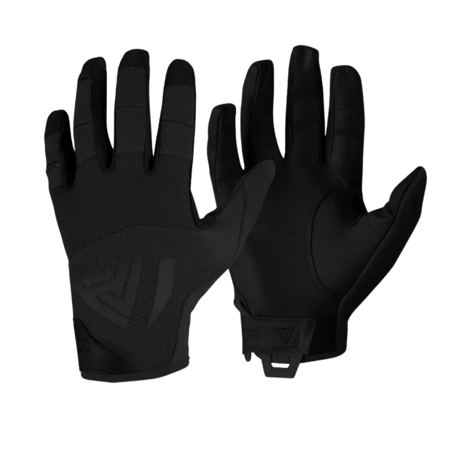 Direct Action Hard Gloves Goat Leather guanti tattici con palmo in vera pelle di capra ad alta sensibilità, dorso in tessuto tecnico traspirante, dita compatibili touchscreen, chiusura regolabile in velcro sul polso e anello in Hypalon per tiro dinamico, poligono e impieghi operativi