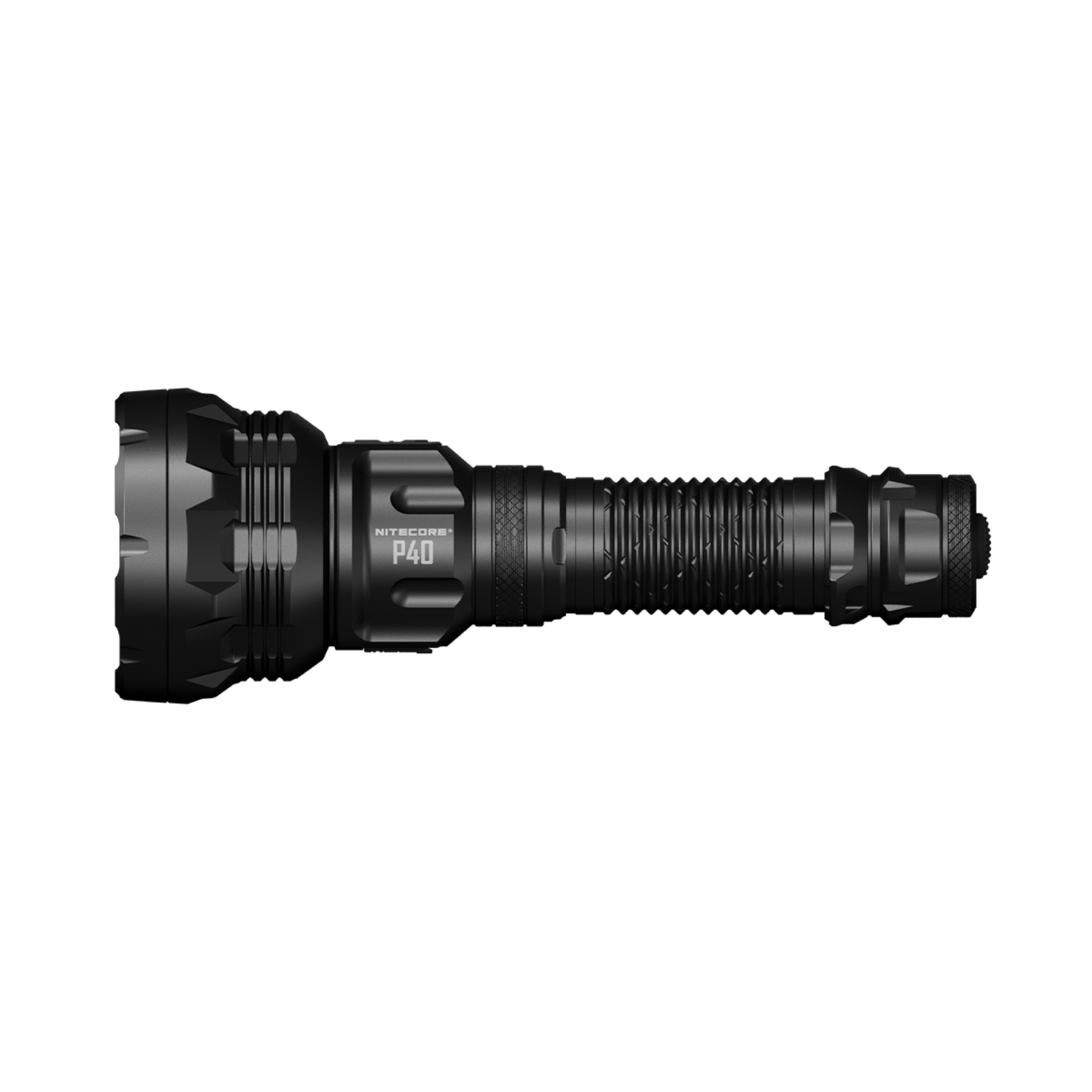 Torcia palmare NITECORE P40 LEP 2000 lumen nera, potente faro a LEP tattico