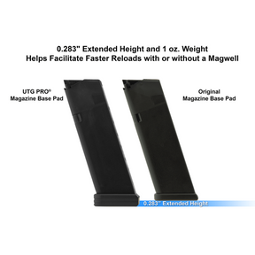 UTG | +0 BASE PAD FOR GLOCK .45 ACP/10MM OEM MAGAZINE - Pad per caricatore