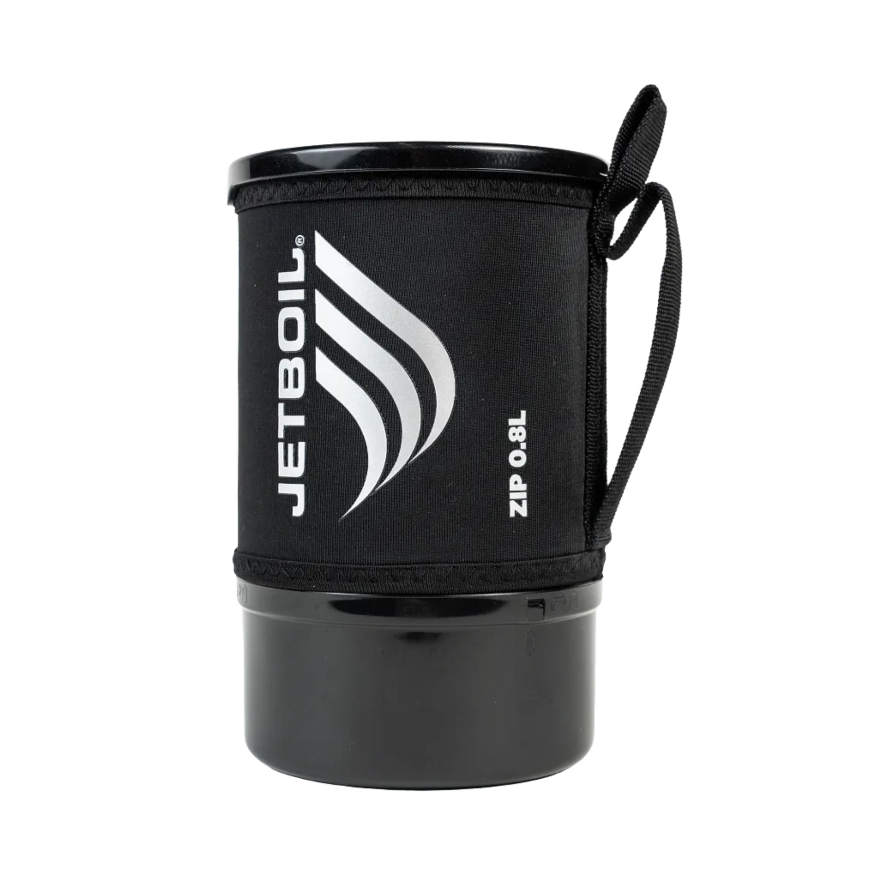 Jetboil Zip Fast Boil System, fornello a gas per campeggio e trekking, sistema di cottura personale rapido, tazza da 0.8L con coibentazione nera e stabilizzatore arancione, SU BACKPACCO.IT