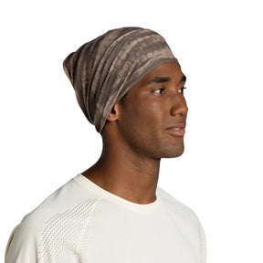 Buff Coolnet UV Neckwear Insect Shield Gevin Tundra Khaki scaldacollo multifunzionale repellente per insetti con protezione solare UPF 50+. Fascia elastica traspirante senza cuciture con logo visibile, ideale per trekking e attività all'aperto.