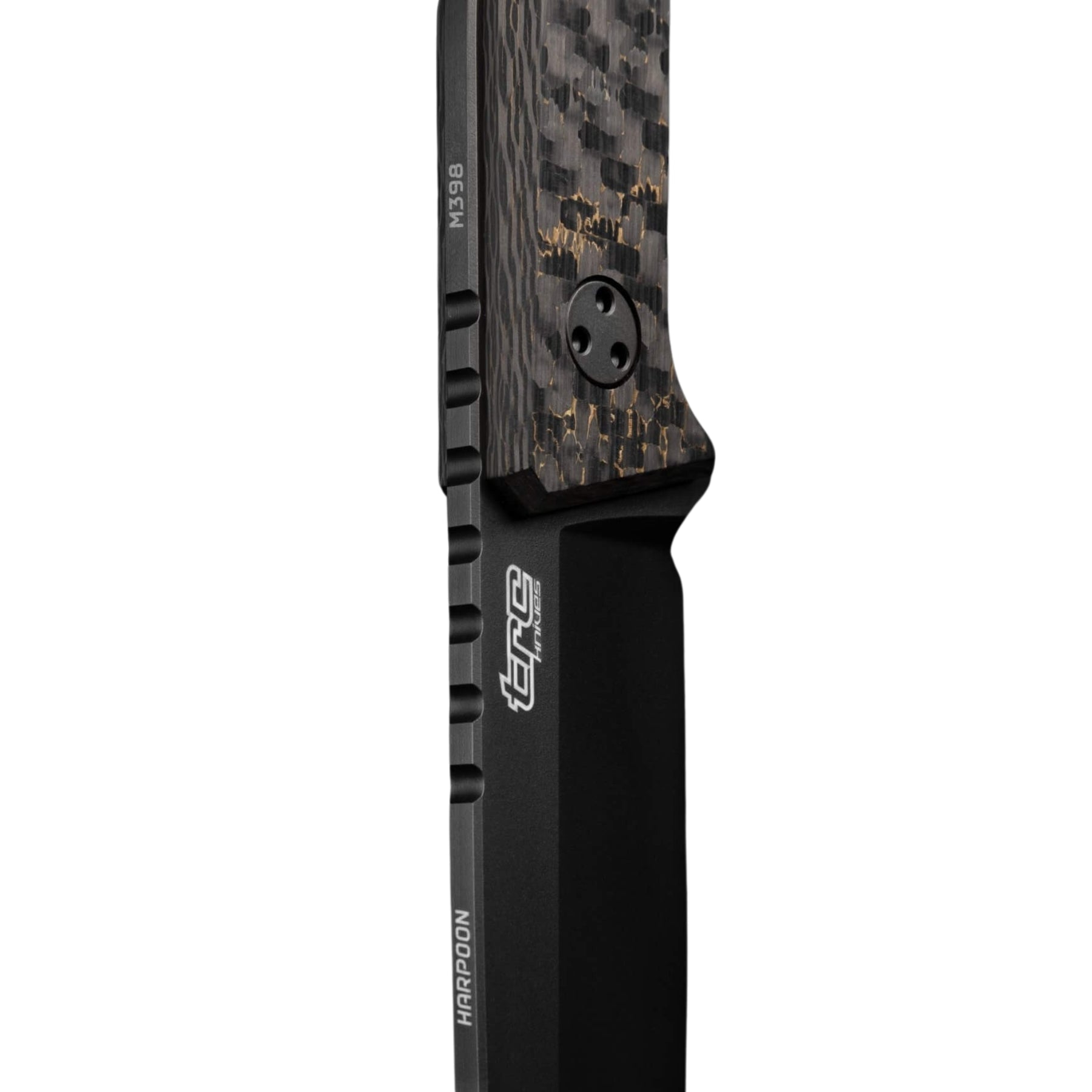 TRC | HARPOON - Coltello a lama fissa in edizione limitata - BackPacco - BP-TRC-HARPOON/CUSTOM/M398/NIGHT-STORM-C.-F.-93/150