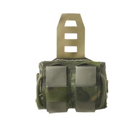 DIRECT ACTION Dump Pouch Large Tasca porta caricatori esausti o multiuso ripiegabile in Cordura® 500D e laminato brevettato. Sistema di fissaggio modulare MOLLE/PALS con chiusura superiore a coulisse, ideale per forze dell'ordine e impiego tattico.