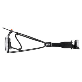 Petzl NAO LT torcia frontale ricaricabile da 600 lumen, fascia ergonomica, luce posteriore rossa e pacco batteria posteriore USB, progettata per trail running, alpinismo e ultra-running.