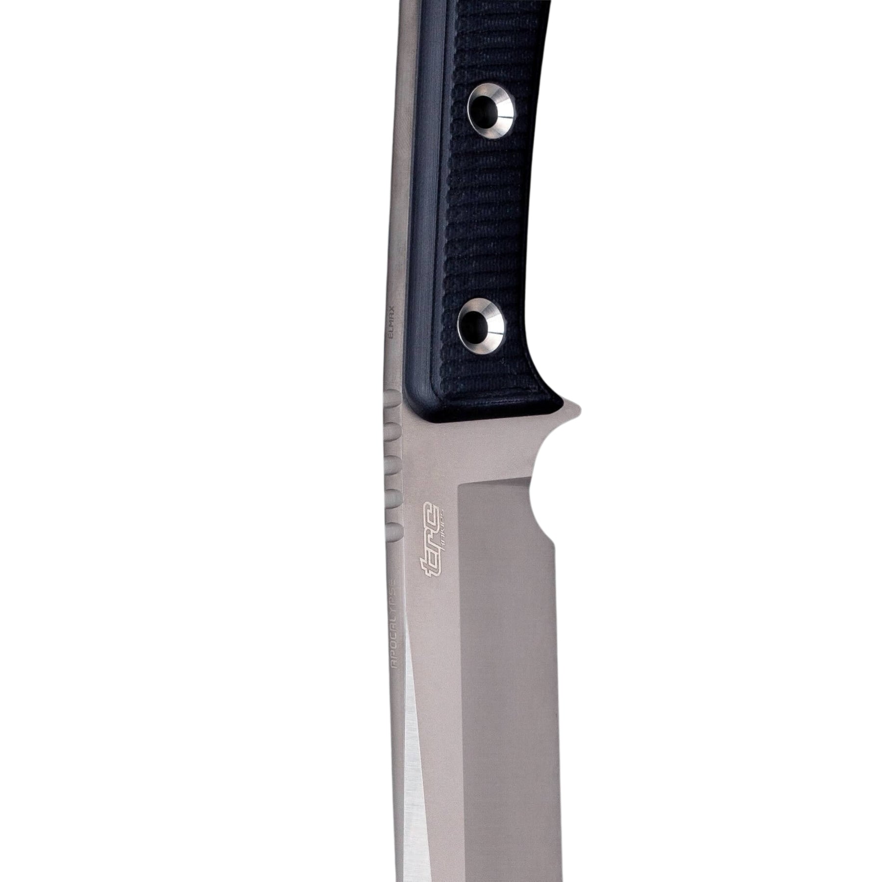 TRC | APOCALYPSE CONVEX GRIND - Coltello a lama fissa - BackPacco - BP-TRC-APOACALYPSE/ELMAX/CONVEC/BLACK-G10