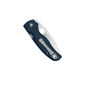 Spyderco Shaman G-10 coltello chiudibile EDC  con foro Round Hole impugnatura ergonomica sagomata con guancette in G-10 e blocco Compression Lock per outdoor e lavoro quotidiano su sfondo bianco