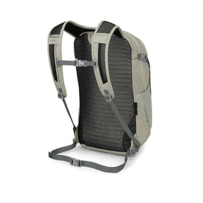 Osprey Daylite Plus Driftshade zaino multiruolo da 20 litri con scomparto per laptop e sacca idrica, tasche laterali in mesh, cinghie di compressione e schienale traspirante AirScape, in edizione limitata per trekking, viaggi e uso quotidiano.