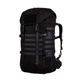 Zaino tattico SAVOTTA KANTAMUS 60L con sistema MOLLE, spallacci imbottiti e cintura ventrale, ideale per escursioni, campeggio e uso militare, disponibile su backpacco.it