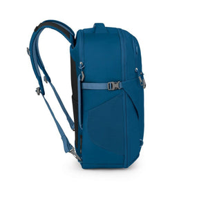 Osprey Daylite Carry-On Travel Pack 35 zaino da 35 litri ottimizzato per i viaggi con spallacci imbottiti, tasca frontale con zip, cinghie di compressione e tasche laterali elasticizzate. Un bagaglio a mano versatile ideale per escursioni e spostamenti.