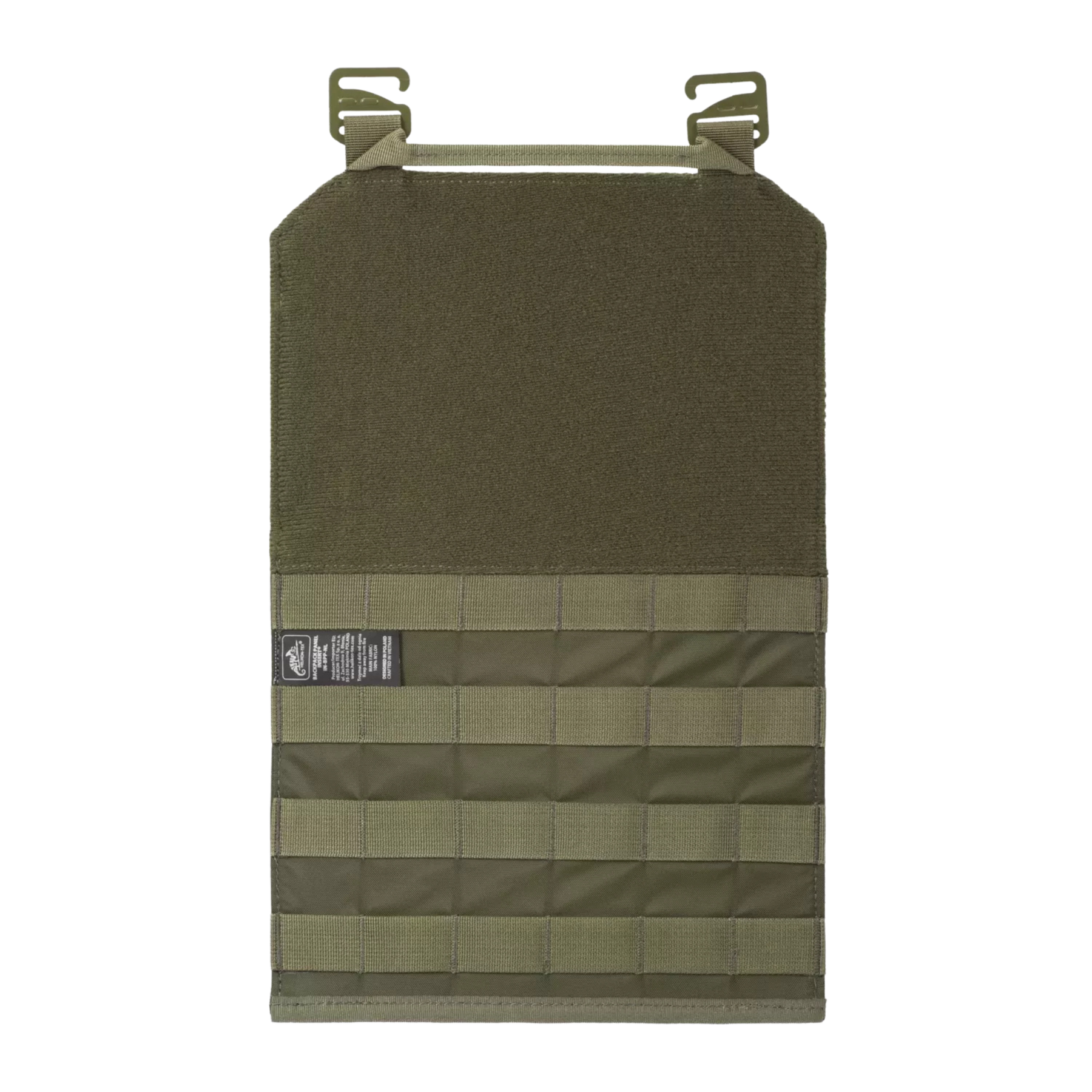 Pannello organizzativo per zaini Helikon-Tex Insert Backpack Panel di tipo MOLLE e Admin, con ganci a J per il fissaggio, tasca con cerniera in rete e s pannello molle e velcro, accessorio modulare per organizzare l'interno degli zaini