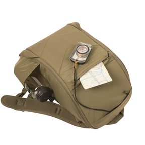 Zaino tattico Helikon-Tex Bail Out Bag Backpack da 23 litri, design versatile per l'estrazione rapida o emergenza (BOB), scomparto principale ampio, tasca organizer esterna e tasche laterali per bottiglie, spallacci regolabili