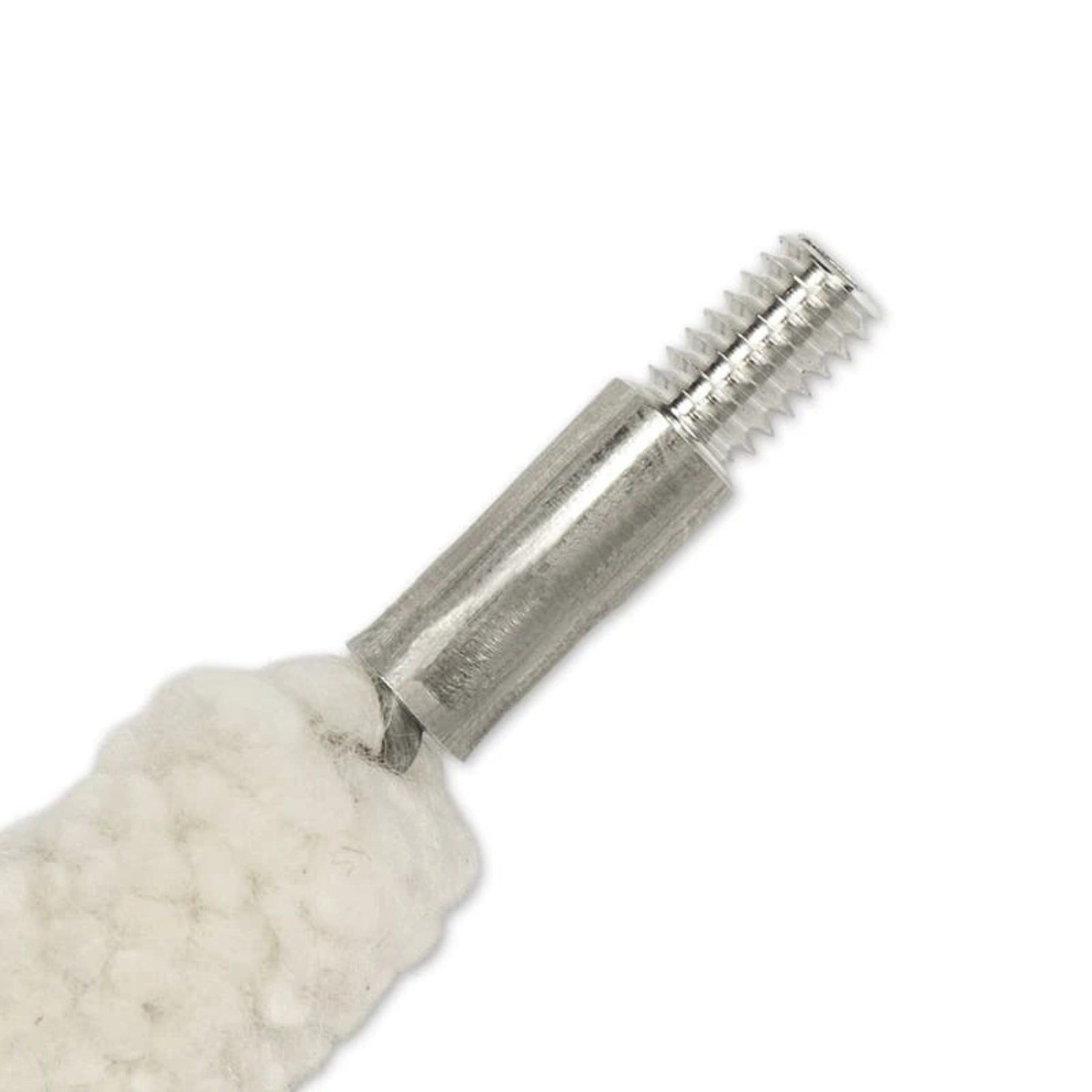 Bore Tech Chamber Mops scovolo morbido in cotone 100% per pulizia e asciugatura camera di cartuccia, attacco filettato per bacchetta manutenzione armi