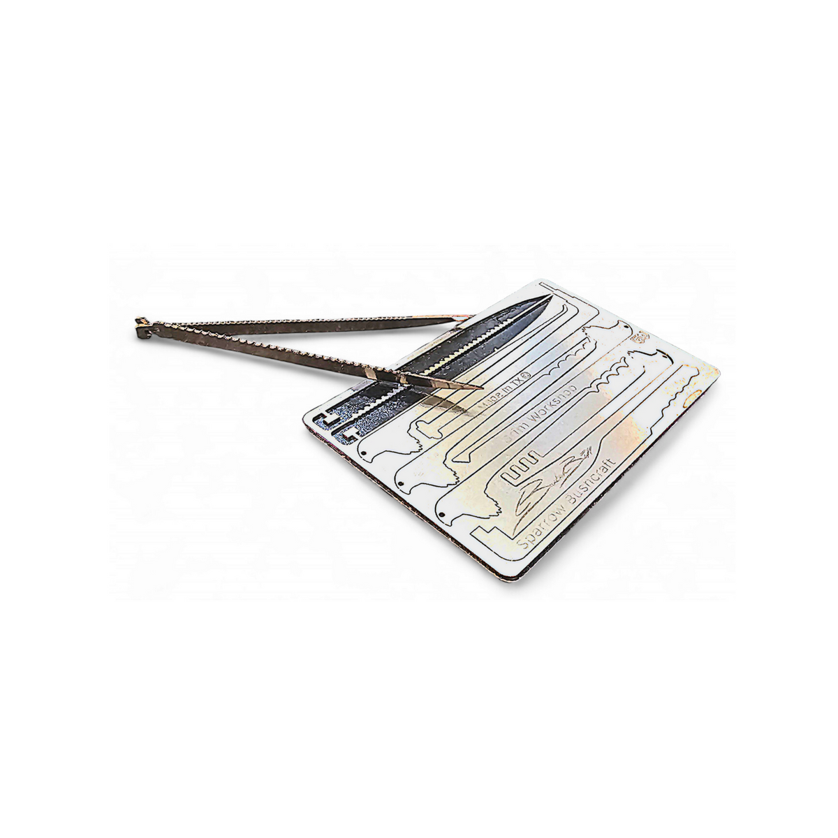 GRIM WORKSHOP | BILL ROQUE "SPARROW BUSHCRAFT" SIGNATURE CARD - Survival card