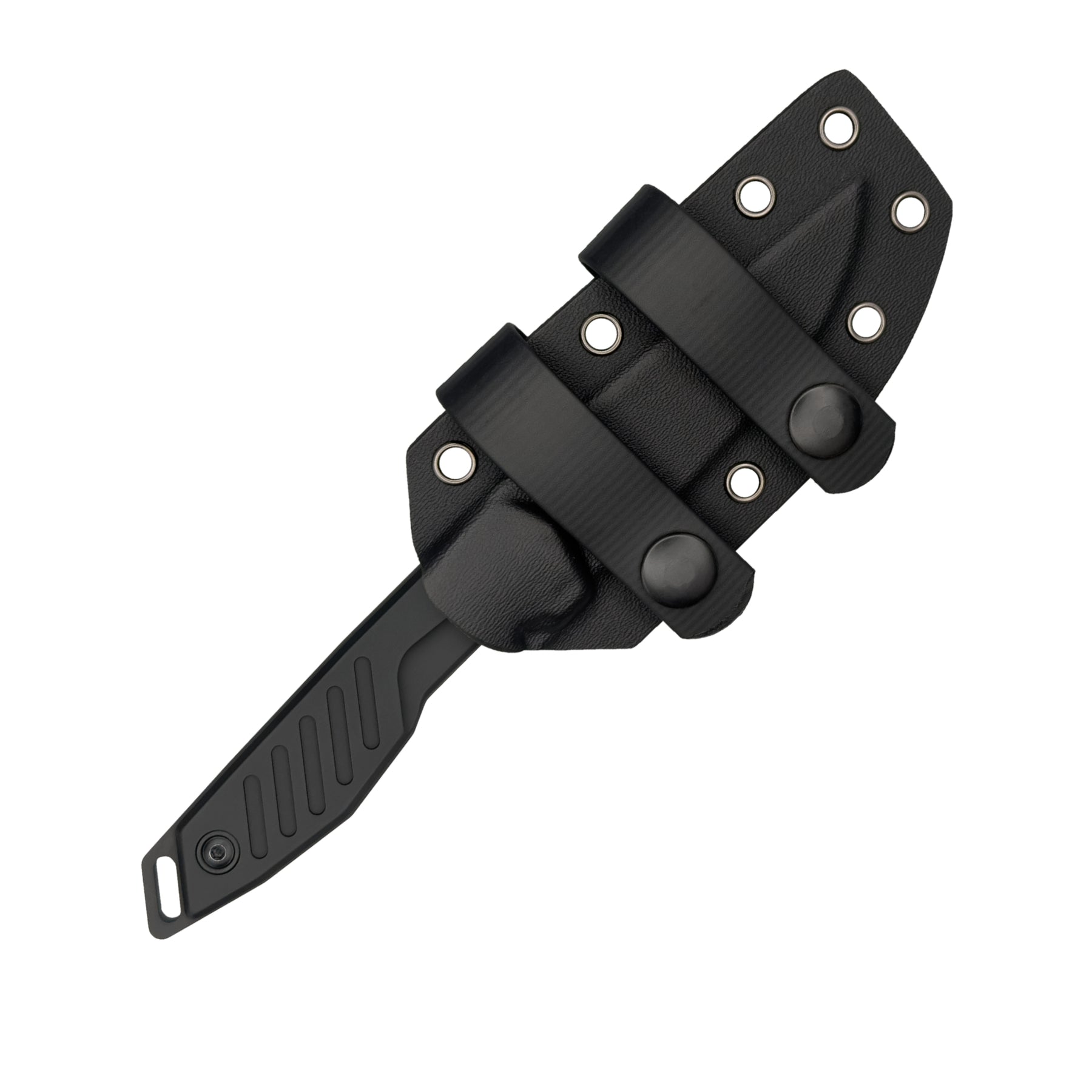 Extrema Ratio BFK Pixel coltello a lama fissa compatto con profilo tanto modificato,  impugnatura ergonomica scanalata e passante per cordino ideale per everyday carry tattico
