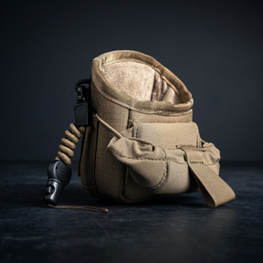 Pouch tattica foderata Eberlestock MAG-FREE Rangefinder Pouch, custodia per telemetro o piccoli accessori, chiusura rapida e sicura, con cordino di ritenzione e passante per cintura o MOLLE