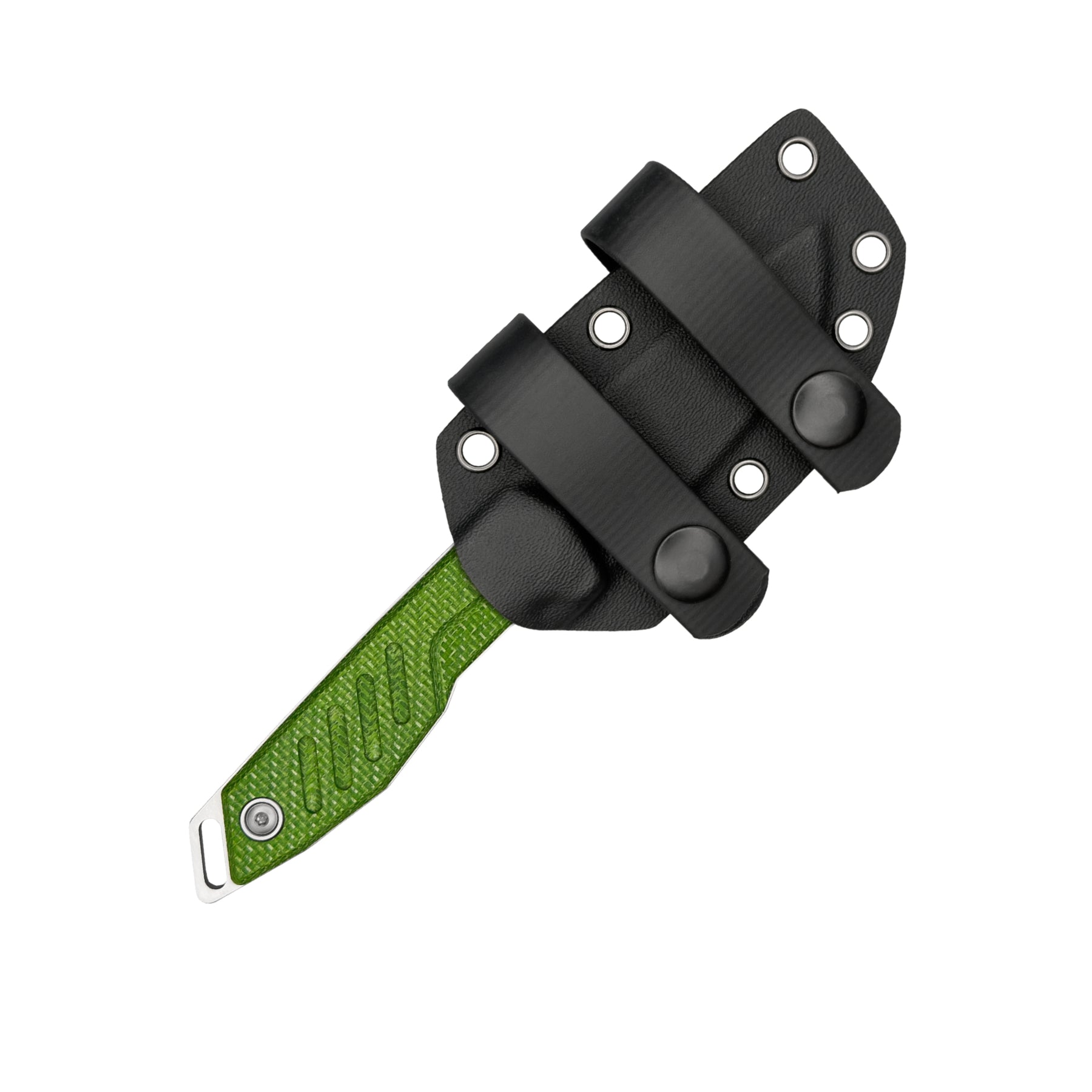 Extrema Ratio BFK Micro coltello a lama fissa compatto con profilo tanto modificato, impugnatura ergonomica sagomata e foro passante per cordino ideale per everyday carry tattico