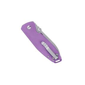 CRKT Squid XM Button Lock coltello chiudibile con lama drop point, meccanismo di blocco a pulsante, perno di apertura ambidestro e impugnatura ergonomica con foro per cordino, ideale per porto quotidiano EDC.
