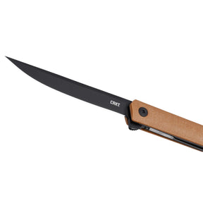 CRKT CEO Flipper 7097DK coltello chiudibile compatto ed elegante con apertura flipper su cuscinetti a sfera IKBS, lama affilata e profilo sottile stile penna da taschino, perfetto per porto quotidiano EDC e outdoor.