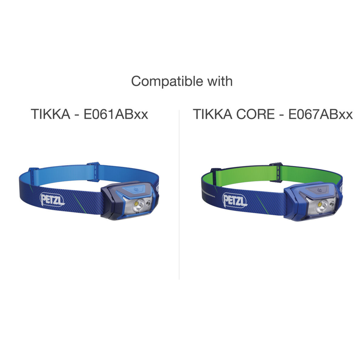 Petzl Spare Headband, fascia elastica di ricambio per torce frontali Petzl Tikkina, Tikka e Actik, su backpacco.it