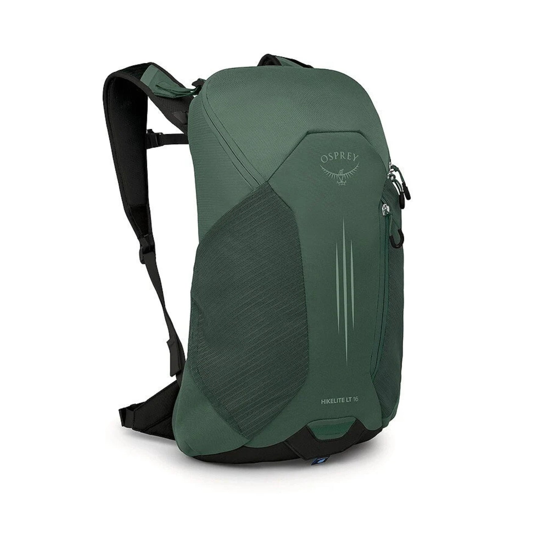 Osprey Hikelite LT 16 zaino tecnico da escursionismo giornaliero ultraleggero con capacità 16 L dotato di schienale ventilato AirSpeed tasche laterali in rete elastica e spallacci traspiranti. Zaino da trekking ideale per camminate outdoor e gite in giornata.