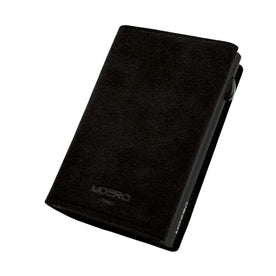 MOERO | PRO ZIP ALCANTARA BLACK - Portafoglio - BackPacco - BP-MOERO-PROZIP-ALCANTARA-BLACK
