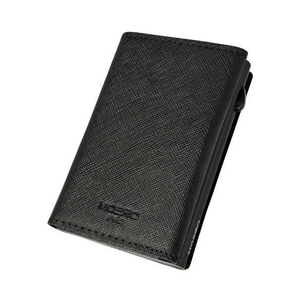 MOERO | PRO ZIP SAFFIANO BLACK - Portafoglio