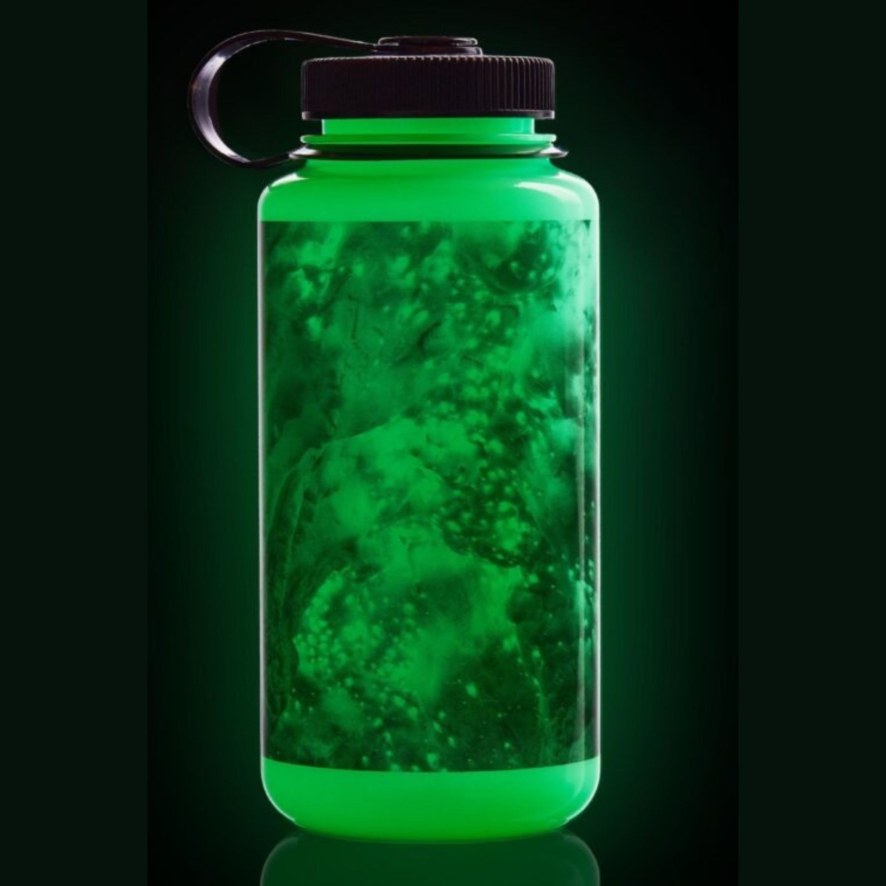 NALGENE | WIDE MOUTH GLO WYLD Black Worms - Borraccia a bocca larga 0.94 L in edizione limitata