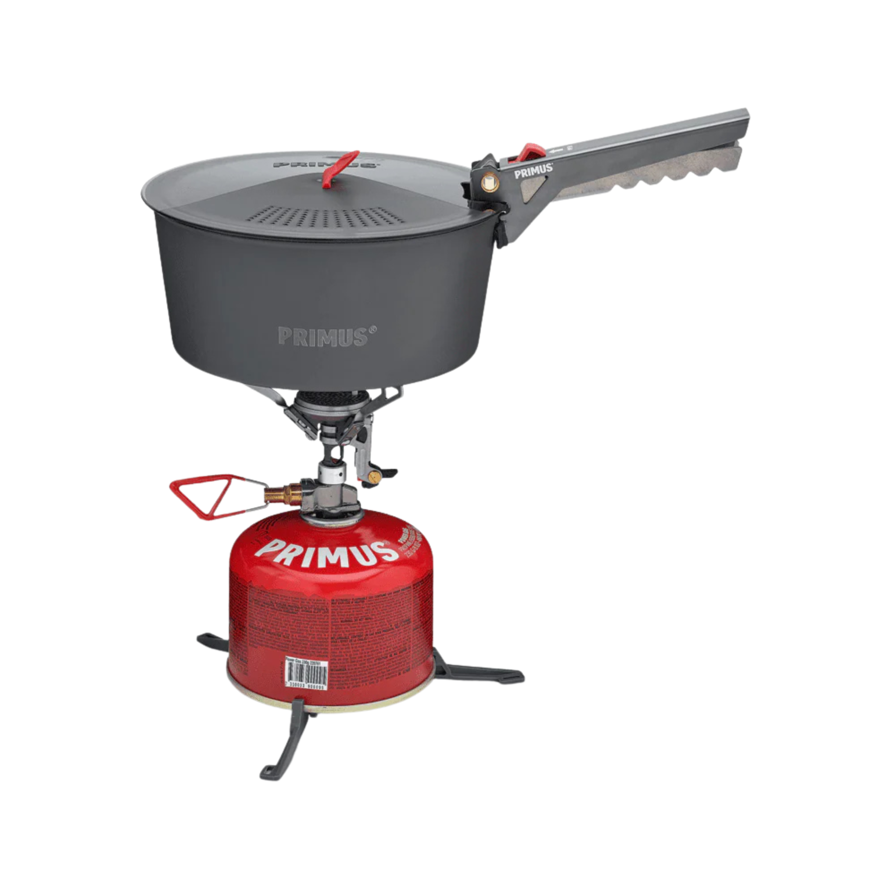 Stand pieghevole Primus Canister Stand, base stabilizzatrice in plastica per bombole di gas da campeggio o fornelli, migliora la stabilità su terreni irregolari, accessorio per outdoor e trekking