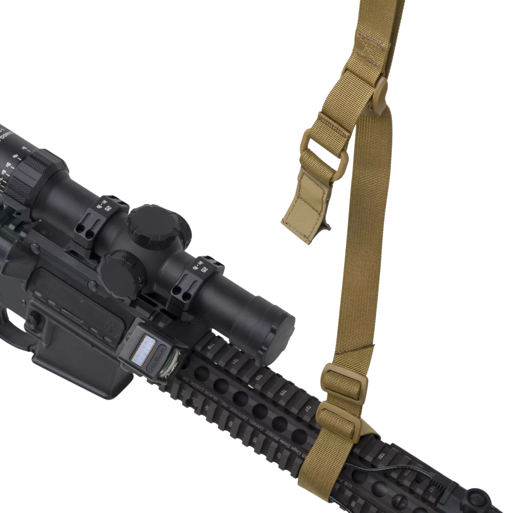 Helikon-Tex Mirage Carbine Sling a due punti per carabina, in Nylon da 1 pollice, con imbottitura comfort rimovibile e sistema di regolazione rapida.