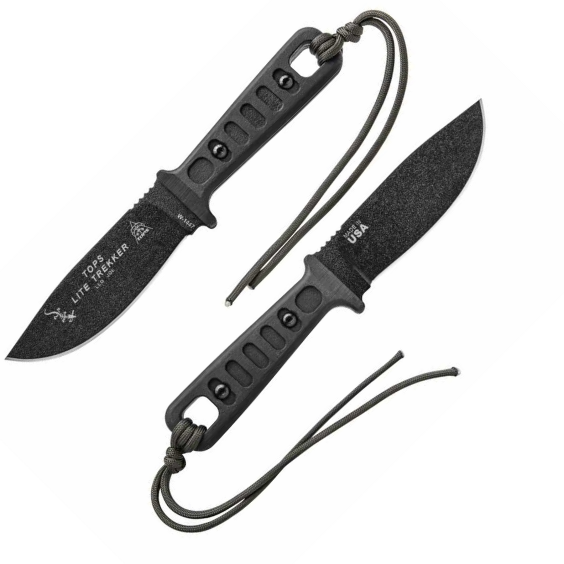 Coltelli outdoor TOPS Lite Trekker, perfetti per escursioni e survival, Made in USA, su backpacco.it