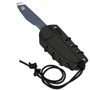 Extrema Ratio BFK Pixel coltello a lama fissa compatto con profilo tanto modificato,  impugnatura ergonomica scanalata e passante per cordino ideale per everyday carry tattico